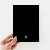 Elegante klassische formale Schwarz-weiße virtuell Einladung