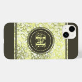 Elegante Klassische Golfregion Dunkle Taupe Brown Case-Mate iPhone Hülle (Rückseite (Horizontal))