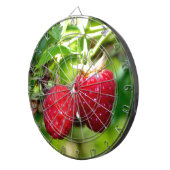 Elegante klassische Himbeeren Dartscheibe (Vorderseite rechts)