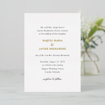 Elegante klassische Hochzeit