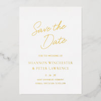 Elegante klassische Hochzeit speichern Sie das Dat