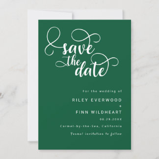 Elegante klassische Hochzeit speichern Sie das Dat Save The Date