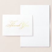 Elegante klassische Kalligraphie Vielen Dank Folienkarte (Anzeige)