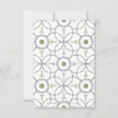 Elegante klassische klassische Hochzeit Dankeschön Dankeskarte (Rückseite)