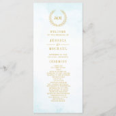 Elegante klassische Minimalistische Monogramm Türk Programm (Vorderseite)