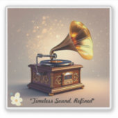 "Elegante klassische Musik" Aufkleber (Vorderseite)