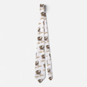 Elegante klassische Pastellgrün und goldene Weihna Krawatte (Vorderseite)