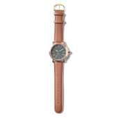 Elegante klassische römische Zahlen-Typografie-Hoc Armbanduhr (Gurtband)