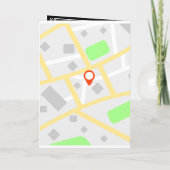 Elegante klassische Schwarz-Weiß-Monogramm-Hochzei Einladung (Rückseite)