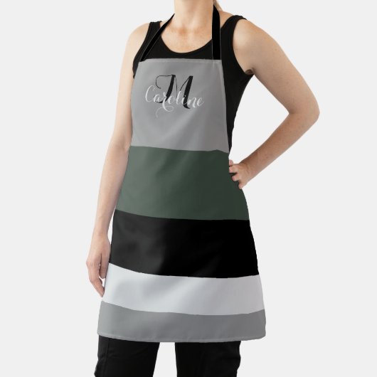 Elegante klassische Schwarz-Weiß-Schürze Schürze (InSitu)