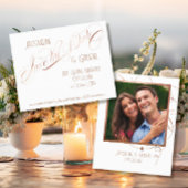 Elegante Klassische Skriptkalligrafie Save the Dat