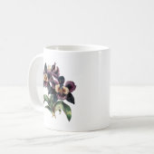 Elegante klassische Tasse aus Lila und schwarz-orc (Vorderseite Links)