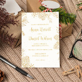 Elegante klassische Weihnachtsfeier Einladung