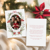 Elegante klassische Winterlandschaft Feiertagskarte