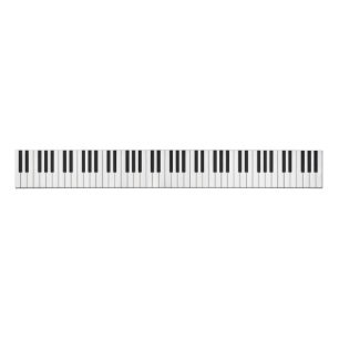 Elegante Klaviertastatur Musikalische Besetzung Ripsband