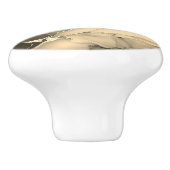 Elegante Knöpfe für die Keramik Keramikknauf (Seitenansicht)