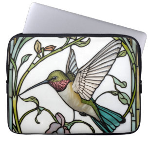 Elegante Kolibri-Kunst botanisch boho chic Laptopschutzhülle