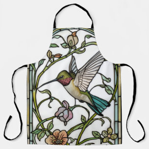 Elegante Kolibri-Kunst botanisch boho chic Schürze