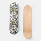 Elegante Kolibri-Kunst botanischer Boho-Chic Skateboard (Vorderseite)