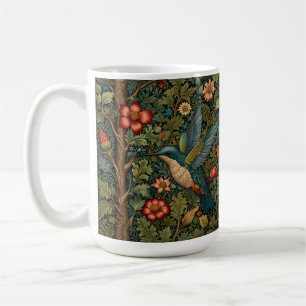 Elegante Kolibridarstellung bohemian floral Kaffeetasse