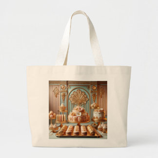 Elegante Konditorei Jumbo Stoffbeutel