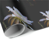 Elegante Königin der Nachtkaktus-Blume Geschenkpapier (Rolleneckpunkt)