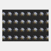 Elegante Königin der Nachtkaktus-Blume Geschenkpapier Set (Vorderseite 3)