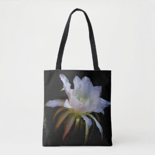 Elegante Königin der Nachtkaktus-Blume Tasche