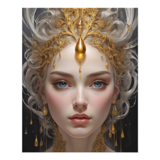 Elegante Königin eines Fairylands Fotodruck (Vorne)