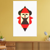 Elegante Königin Leinwanddruck (Insitu (Wohnzimmer))