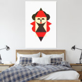 Elegante Königin Leinwanddruck (Insitu (Schlafzimmer))