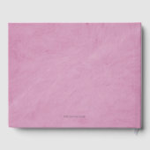 Elegante Königin mit Schmetterling Gästebuch (Rückseite)