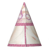 Elegante Königliche Prinzessin Geburtstagsfeier Partyhütchen (Rückseite)