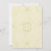 Elegante Kontur Piazza della Riforma Einladung (Rückseite)