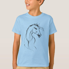 Elegante Kontur Silhouette T-Shirt