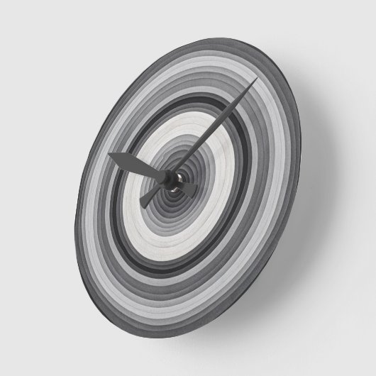 Elegante Konzentrische Schattenuhr Runde Wanduhr (Winkel)