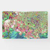 Elegante Korallen und Chartreuse Limelight Hydrang Banner (Horizontal)