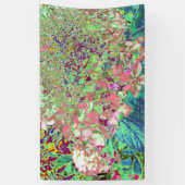 Elegante Korallen und Chartreuse Limelight Hydrang Banner (Vertikal)