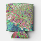 Elegante Korallen und Chartreuse Limelight Hydrang Dosenkühler (Rückseite)