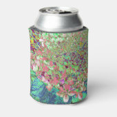 Elegante Korallen und Chartreuse Limelight Hydrang Dosenkühler (Kanne Rückseite)