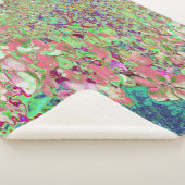 Elegante Korallen und Chartreuse Limelight Hydrang Sherpadecke (3/4)