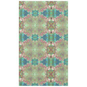 Elegante Korallen und Chartreuse Limelight Hydrang Tischdecke (Vorderseite)