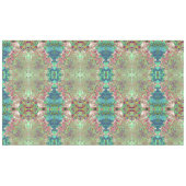 Elegante Korallen und Chartreuse Limelight Hydrang Tischdecke (Vorderseite (Horizontal))