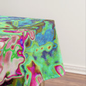 Elegante Korallen und Chartreuse Limelight Hydrang Tischdecke (Beispiel)