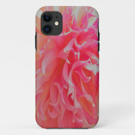 Elegante Korallen und rosa Dekorative Dahlia Case-Mate iPhone Hülle