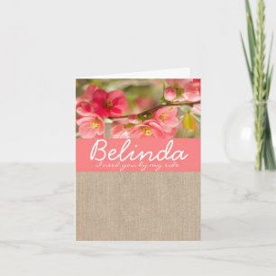 Elegante korallenrote einladung