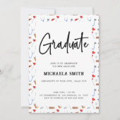 Elegante Krankenpflege Uni Einladung (Vorderseite)