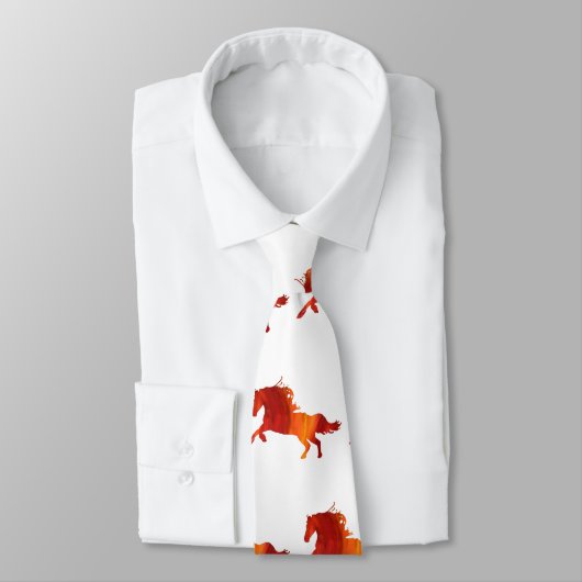 Elegante Krawatte Feuerpferd (Gebunden)