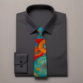 Elegante Krawatte mit geometrischen Mustern