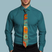 Elegante Krawatte mit geometrischen Mustern